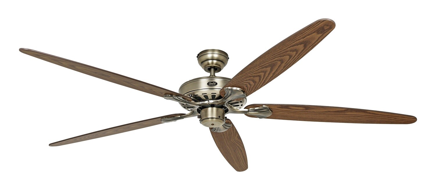 Classic Royal 180 MA antique oak/walnut ceiling fan by CASAFAN Ø180cm with Pull Chain