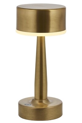 Tischlein portable and rechargeable Table-lamp for Outdoor and Indoor Brass