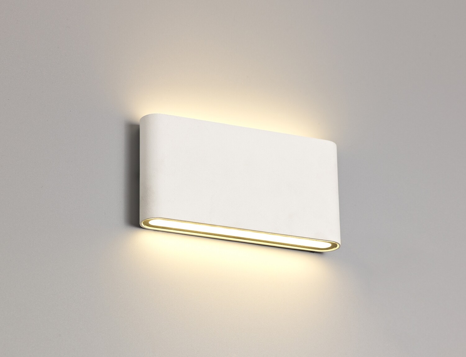 Contour L Up & Down Wall Light LED 2x6W 452lm 3000K IP54 Sand White