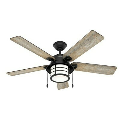 HUNTER SANTORINI outdoor ceiling fan Ø132 with Light Kit included with Pull Chain