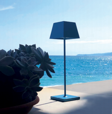 SIESTA LED portable and rechargeable Table-lamp for Outdoor and Indoor Blu
