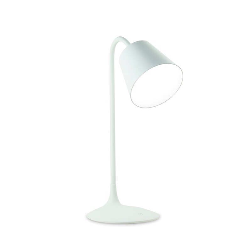 Reading Touch Dimmable / Rechargable / Adjustable Table Lamp 3.2W LED 5000-6500K,120lm,White