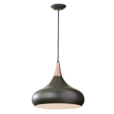 Feiss Beso 1 Light Large Pendant – Dark Bronze