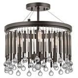 Kichler Piper 3 Light Round Semi Flush