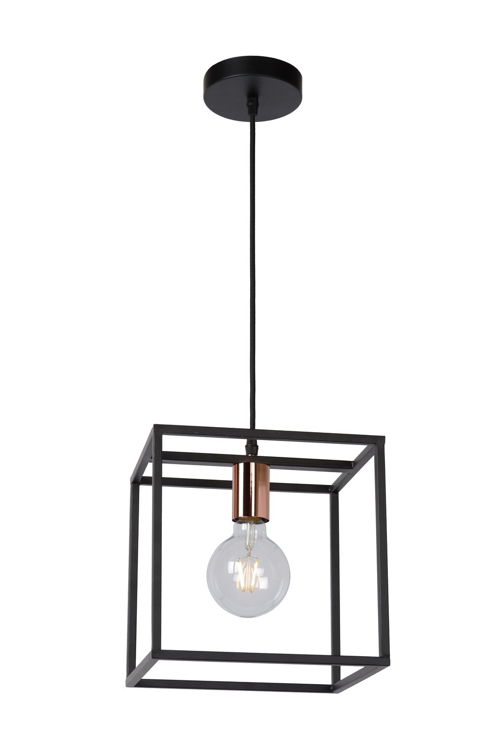 ARTHUR - Pendant light - 1xE27 - Black/Copper