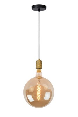 JOVA Pendant E27 Gold with Giant Filament Bulb dimmable