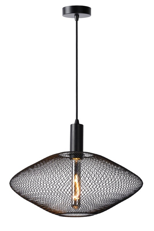 MESH - Pendant light - Ø45cm H 21cm - 1xE27 - Black