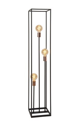 ARTHUR Floorlamp 3xE27 Black/Copper