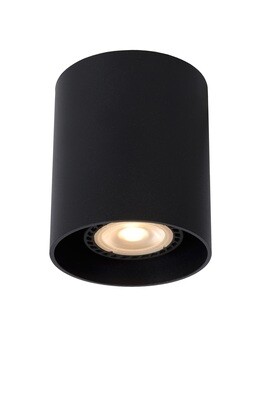 BODI Ceiling Light Round GU10  D8 H9.5cm Black (LED lightsource included)