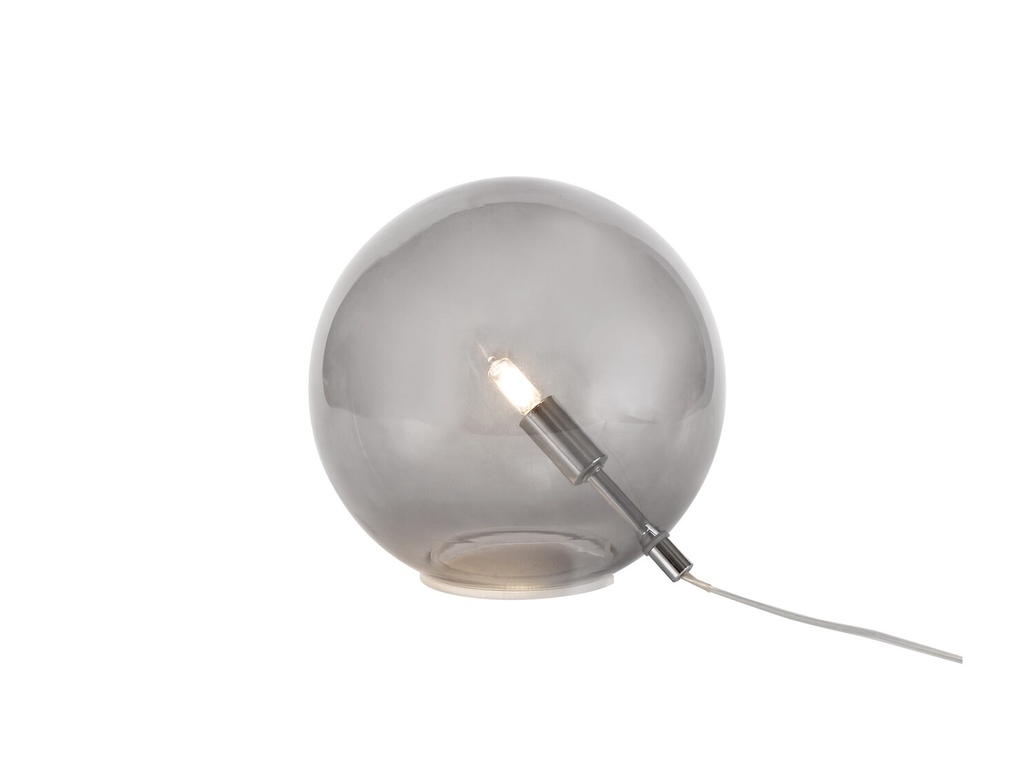 Despina Table Lamp 1 x G9, Polished Chrome, Smoked Glass