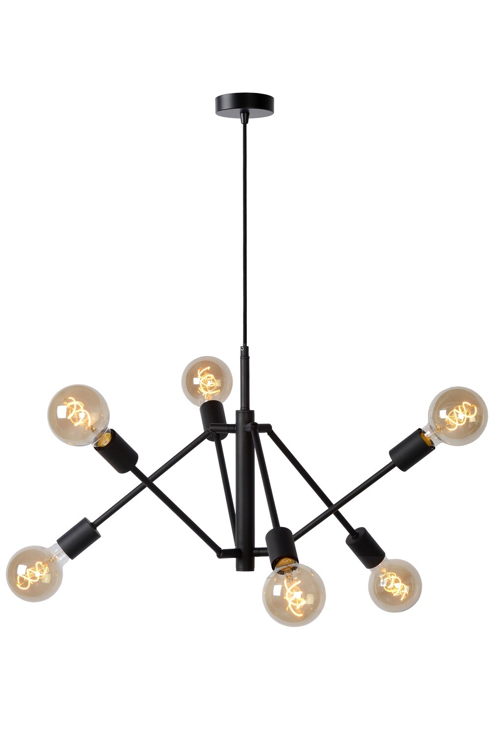 LESTER Pendant light 6xE27 Black