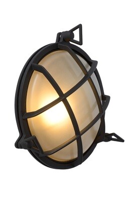 DUDLEY Wall light Outdoor round 1xE27 IP65 Black DUDLEY Wall light Outdoor round 1xE27 IP65 Black