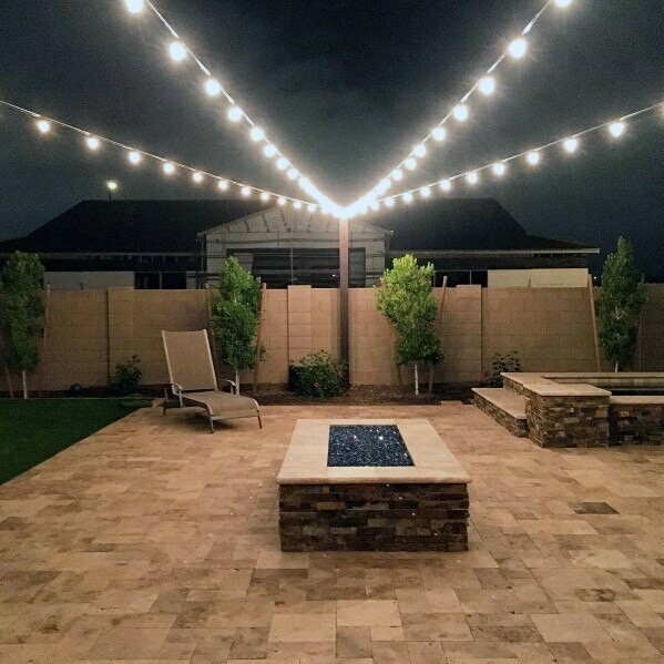 STRING LIGHT WHITE 15 meter roll IP44 (waterproof for outdoor use) with 1 x E27 lamp holders by linear meter