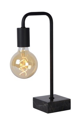 LORIN Table lamp Black complete with LED Filament bulb Ø 9,5 cm LED  1x5W 2200K Amber