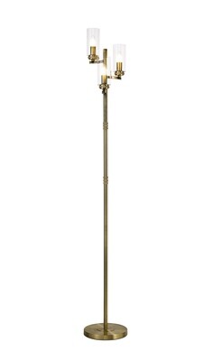 Langara Floor Lamp 3xE14 Antique Brass