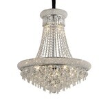 Alexandra Pendant Polished Chrome/Crystal 13 Light E14