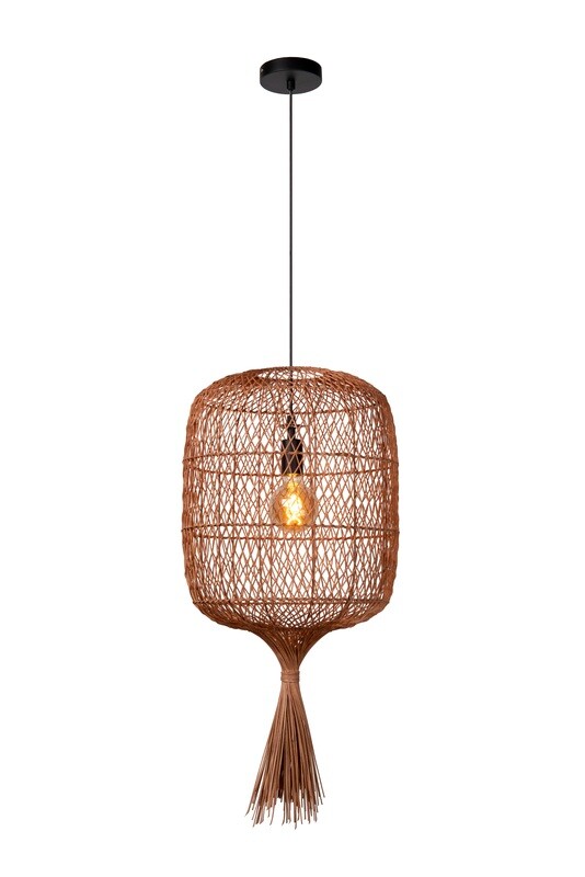 GARVE rattan Pendant 1xE27 Ocher Yellow