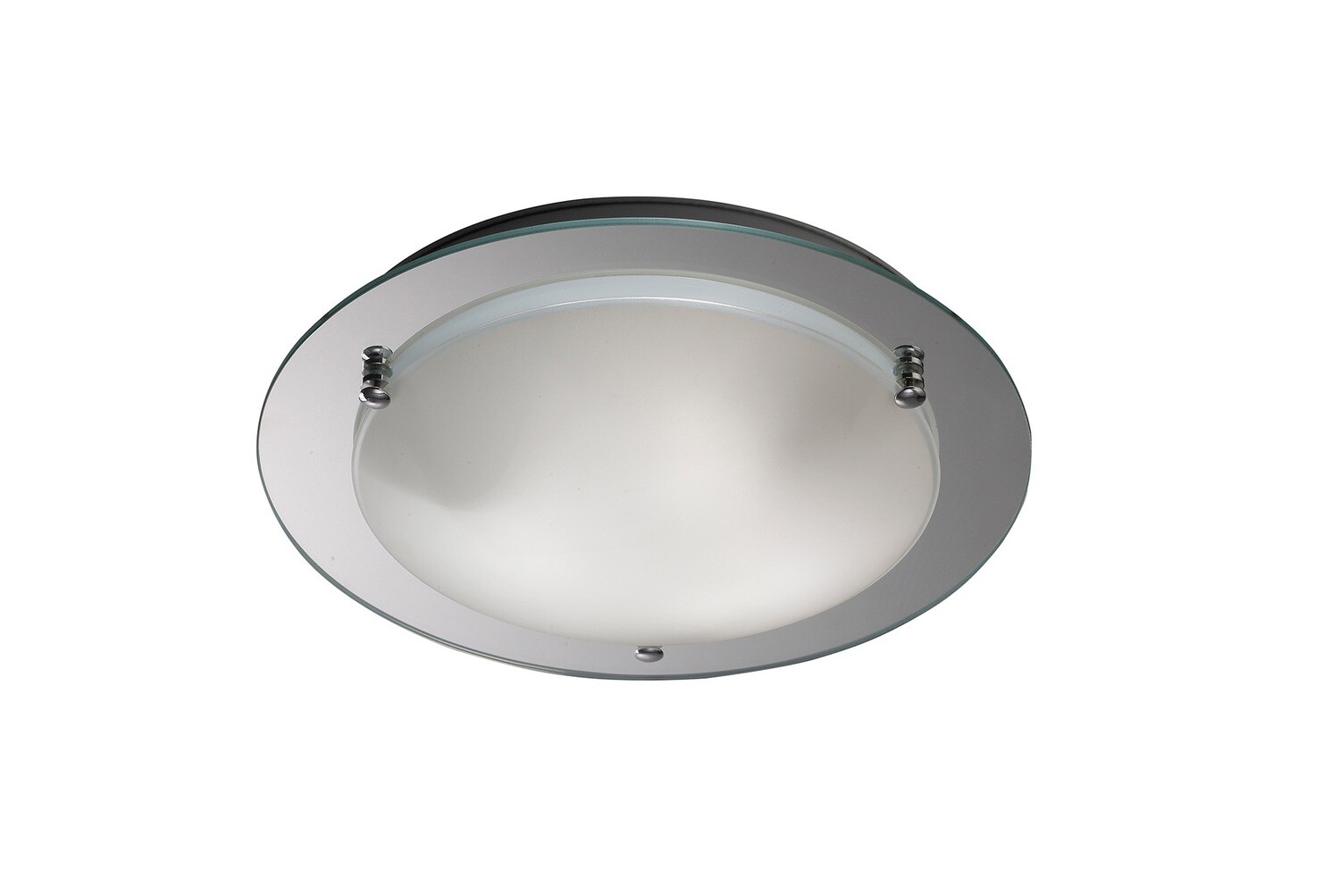 Brooklyn Ceiling 400mm Round 3 Light E27 Polished Chrome