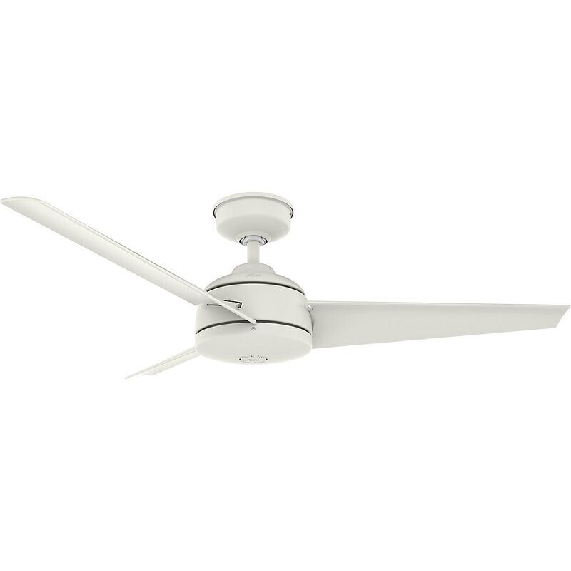 HUNTER TRIMARAN WHITE outdoor ceiling fan Ø132cm wall control included