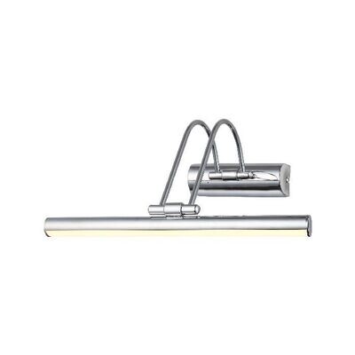 Pona S Picture Wall Lamp, 6W, 3000K, 630lm Chrome Pona S Picture Wall Lamp, 6W, 3000K, 630lm Chrome