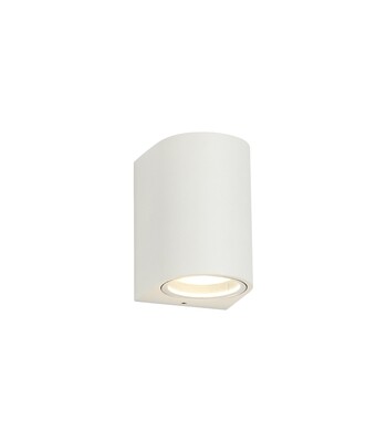 OMAR Curved Wall Lamp, 1 x GU10, IP54, Sand White