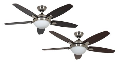 HUNTER CONTEMPO BN ceiling fan  Ø132cm with remote control and light kit included