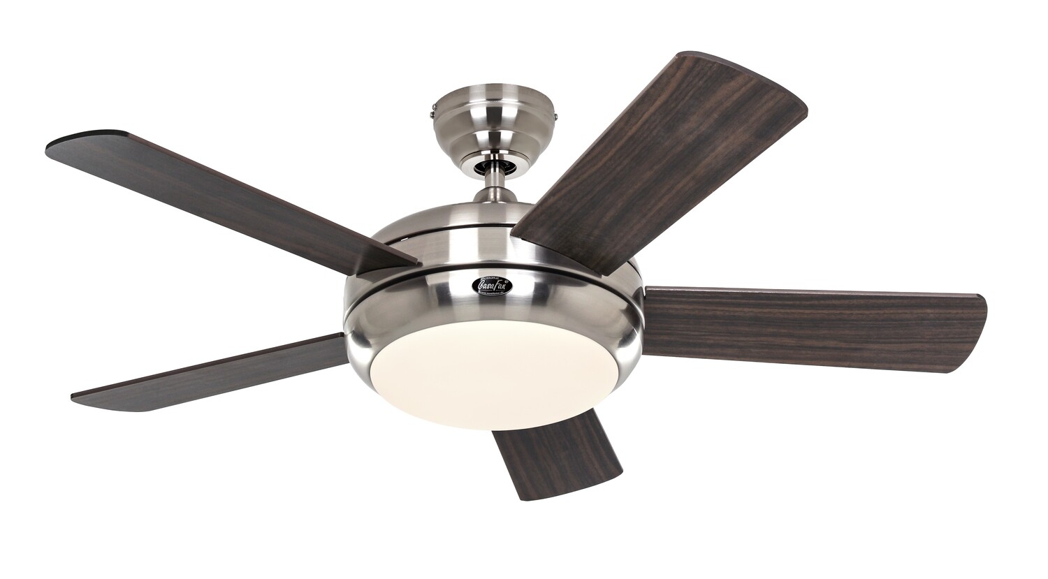 Titanium 105 BN-NB/KI ceiling fan by CASAFAN Ø105 light integrated and remote control included