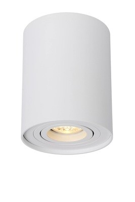 TUBE round Adjustable Ceiling spotlight Ø 9,6 cm 1xGU10 White