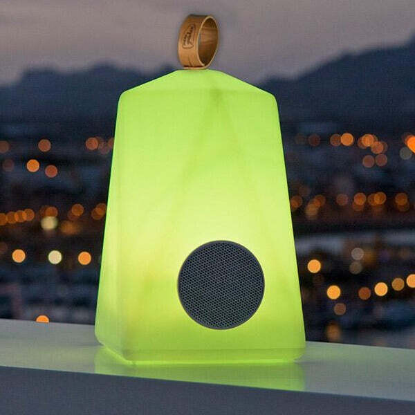 FARALAY 30 Play Portable Speaker & LED RGBW Lamp Bluetooth Connection/Remote Control for Outdoor and Indoor