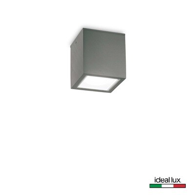 TECHO SMALL Ceiling downlight IP54 9x9cm 1xGU10 Dark Grey