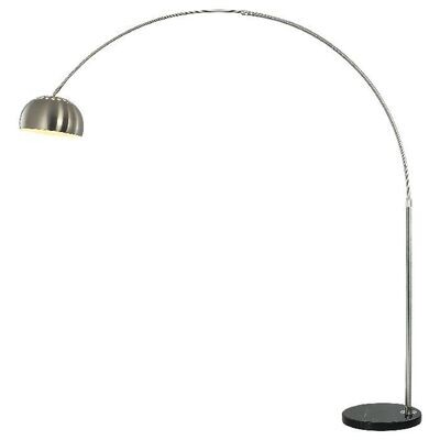 BOVONA floor lamp single head E27 Satin Nickel