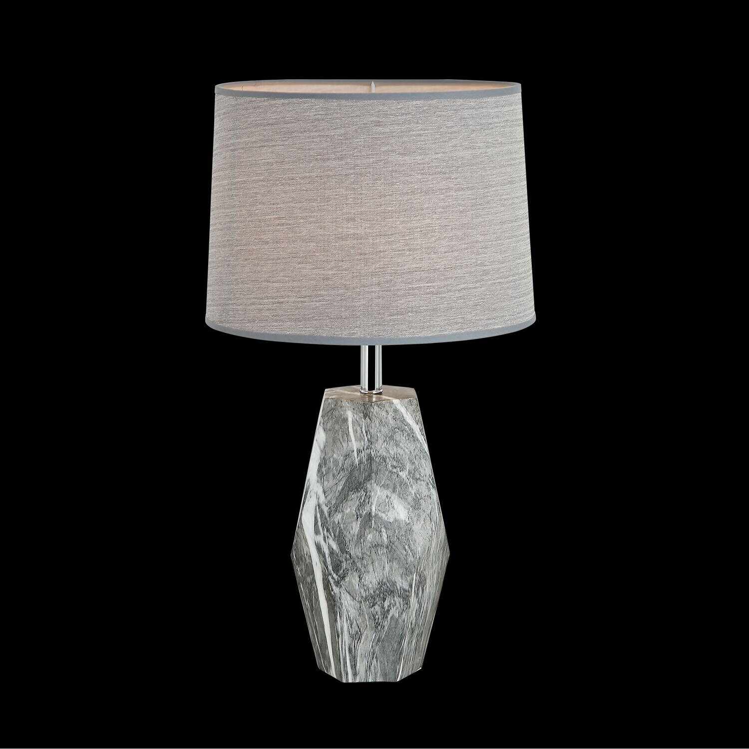 ESINA tall Table Lamp 1xE27 Grey White