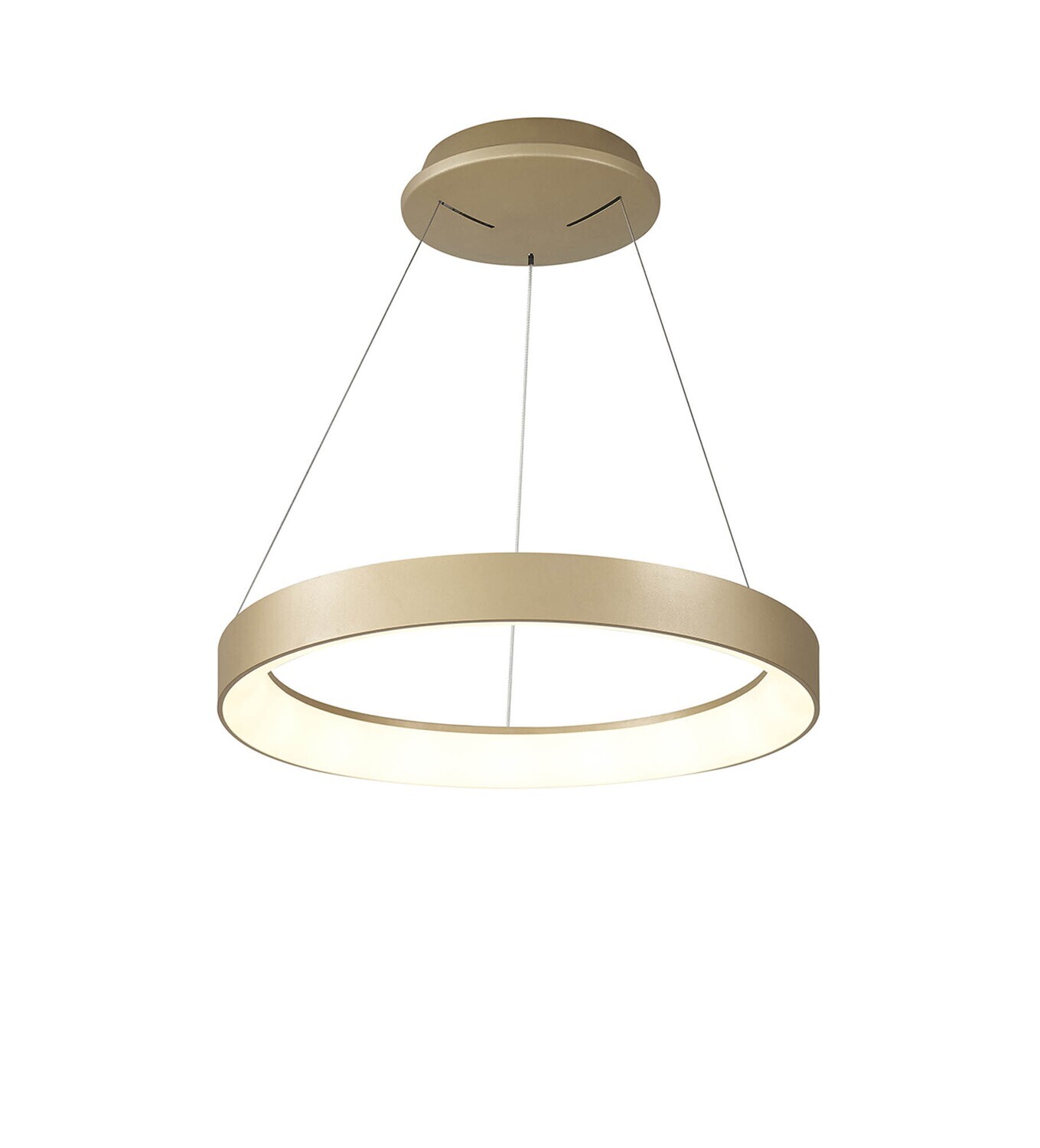 CELLAR Ring Pendant 45cm 30W LED, 3000K-6000K Tuneable, 2100lm, Remote Control, Gold