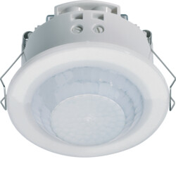 HAGER 2-in-1 motion and presence detector 360° flush mounted