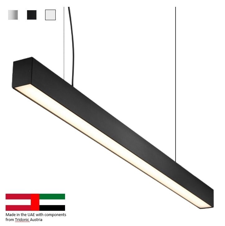 Linear pendant luminaire LUNGO 5070 2240mm 72W 7200lm