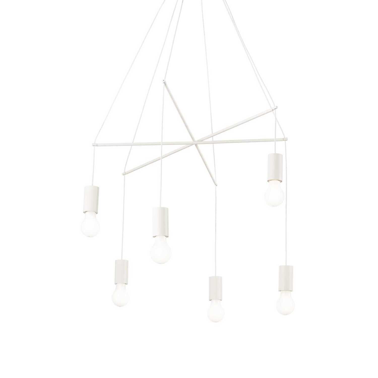 POP SP6  modern chandelier 6xE27 White