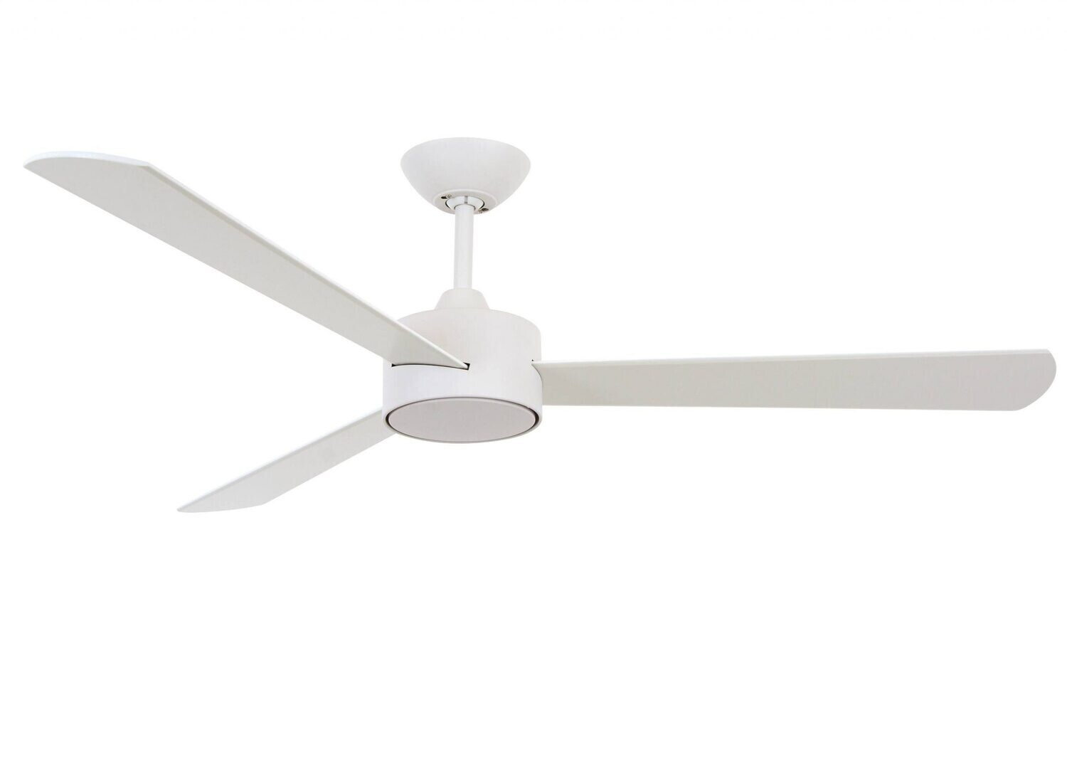 CLIMATE III White ceiling fan Ø132 3 blades with remote control