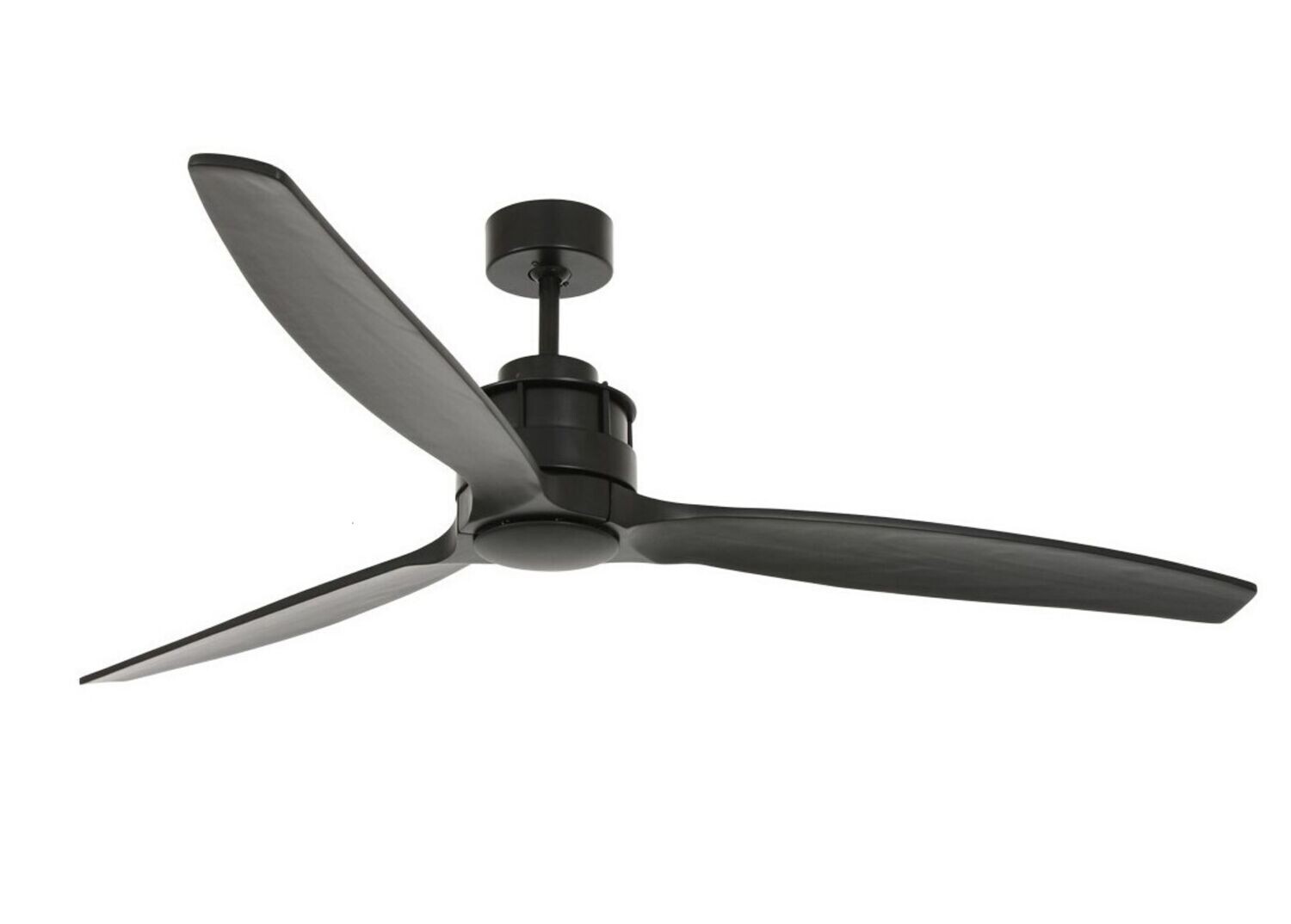 AKMANI BK/BK  solid wood blades ceiling fan with remote control included