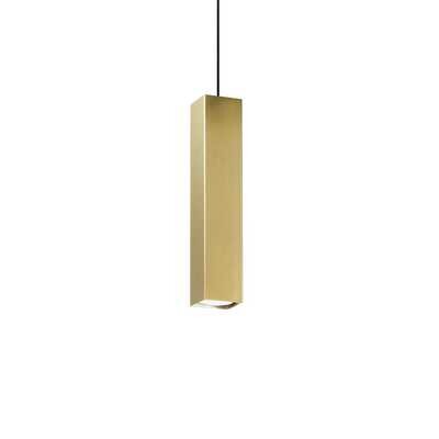 Sky Pendant square Spotlight 1xGU10 Brass