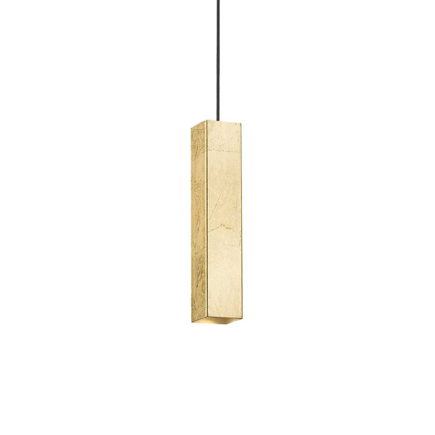 Sky Pendant square Spotlight 1xGU10 Gold Leaf