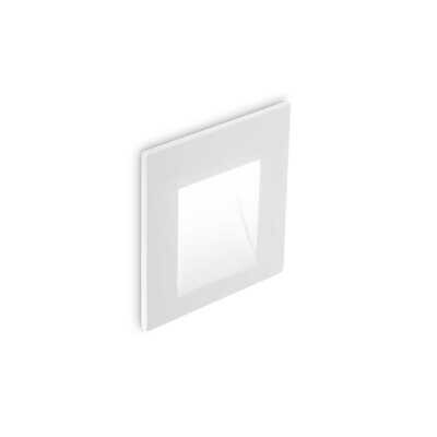 Bit Recessed Square Wall Lamp, 1x2W LED, 230lm IP65 White