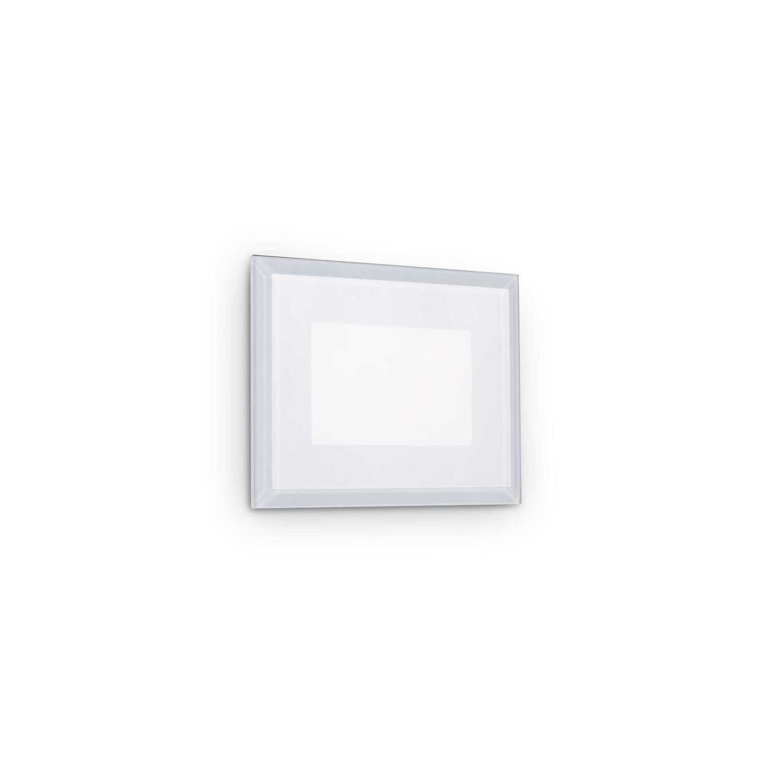 INDIO Recessed Rectangular Wall Lamp, 1x5W LED, 440lm IP65 White