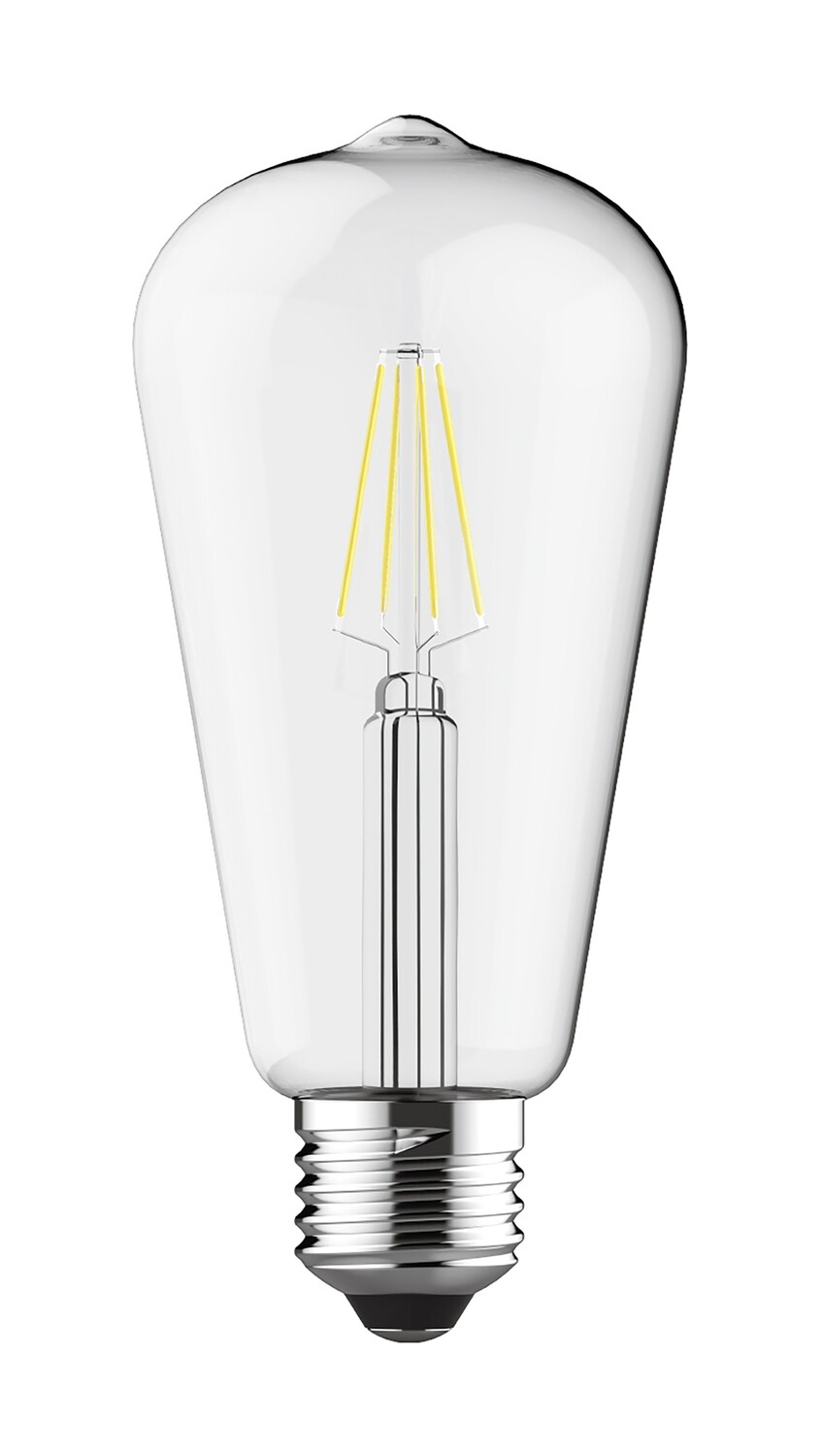 Edison style LED ST64  E27 230V 6.5W 2700K, 710lm, Clear DIMMABLE