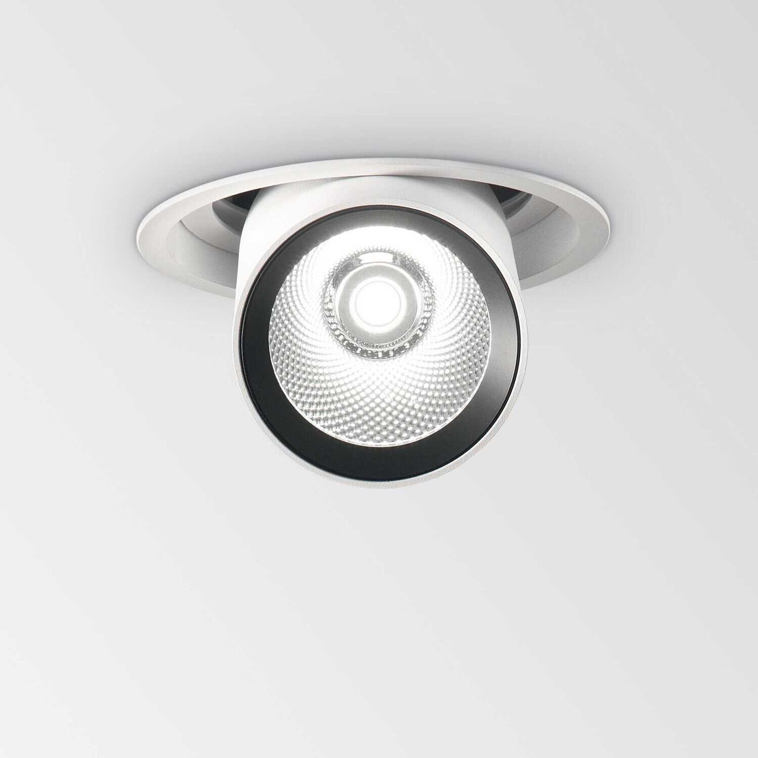 Nova Retractable Recessed Swivel Spotlight 30W White