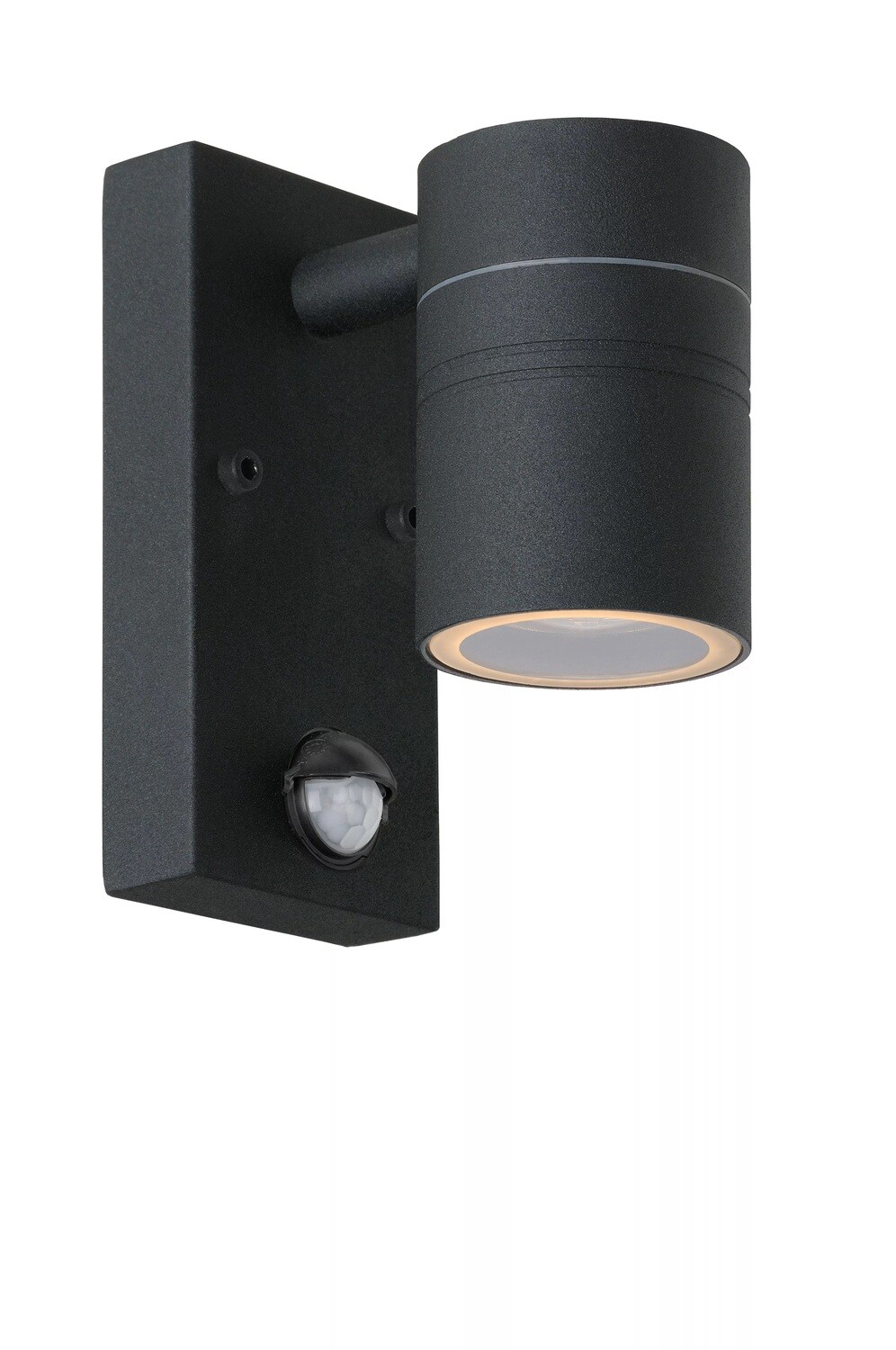ARNE Wall light Outdoor 1xGU10 IP44 Black with motion sensor