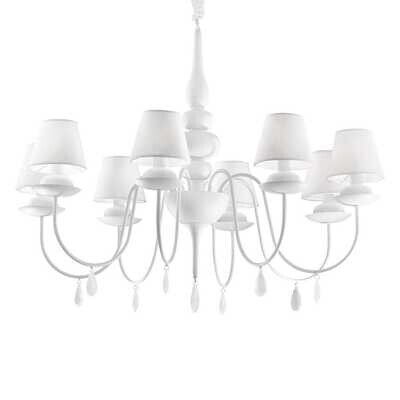 BLANCHE Pendant light 8xE14 Satin White