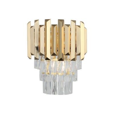 NARBONNE 3 LIGHT WALL LAMP GOLD COLOR 3xE14