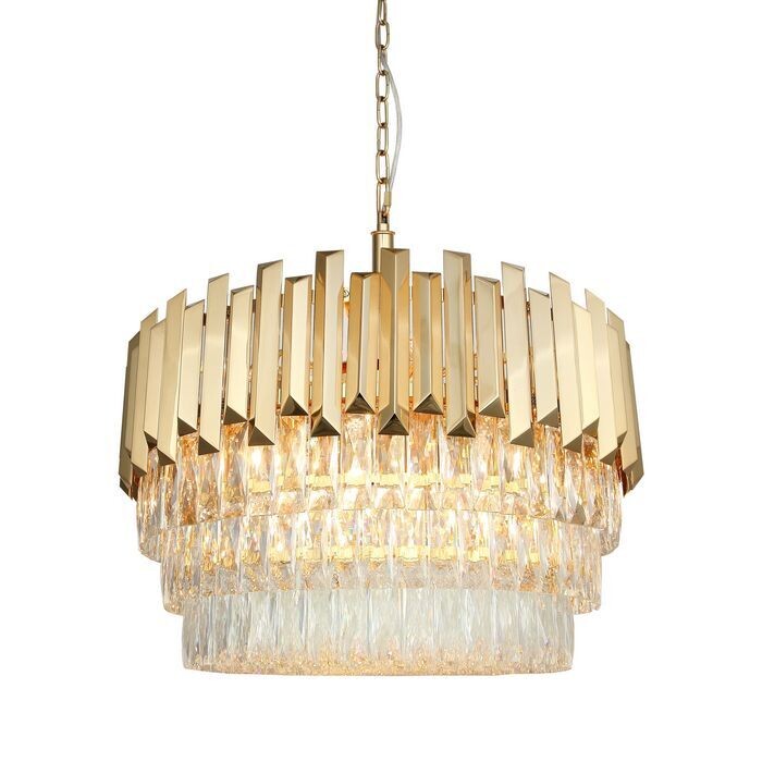 NARBONNE Ø50 16 LIGHT CHANDELIER GOLD COLOR 16xE14