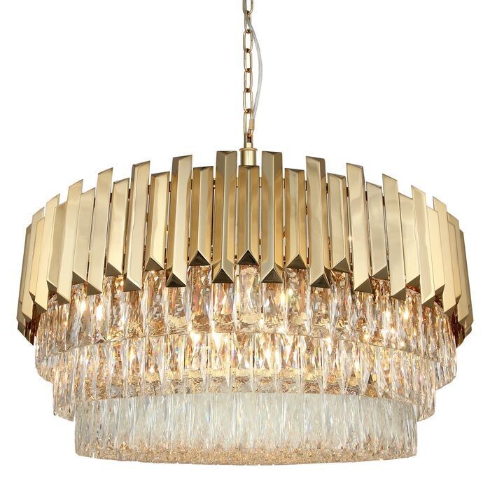 NARBONNE Ø80 30 LIGHT CHANDELIER GOLD COLOR 30xE14