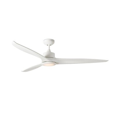 TONIC White ceiling fan Ø152cm light integrated and remote control included
